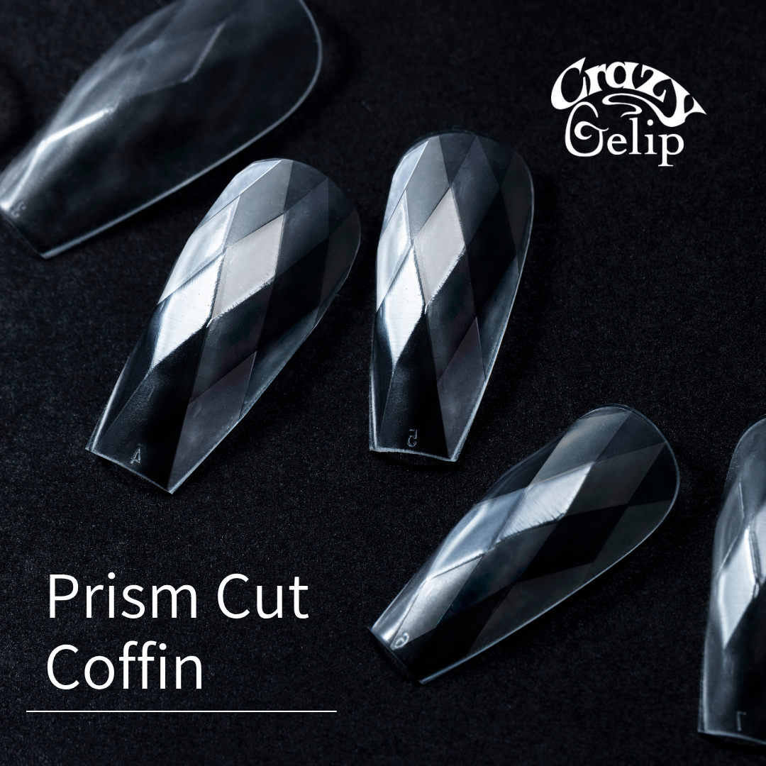 【SET】Crazy Gelip 2種セット(PRISM CUT Coffin/Almond)