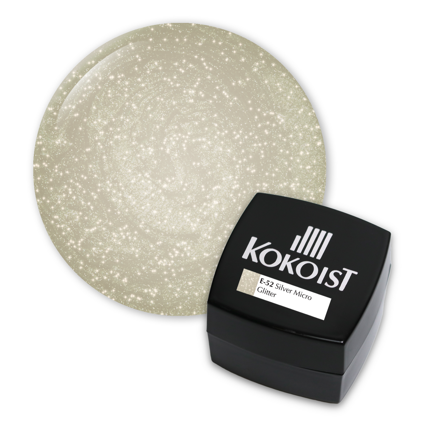 E-052 Silver Micro Glitter