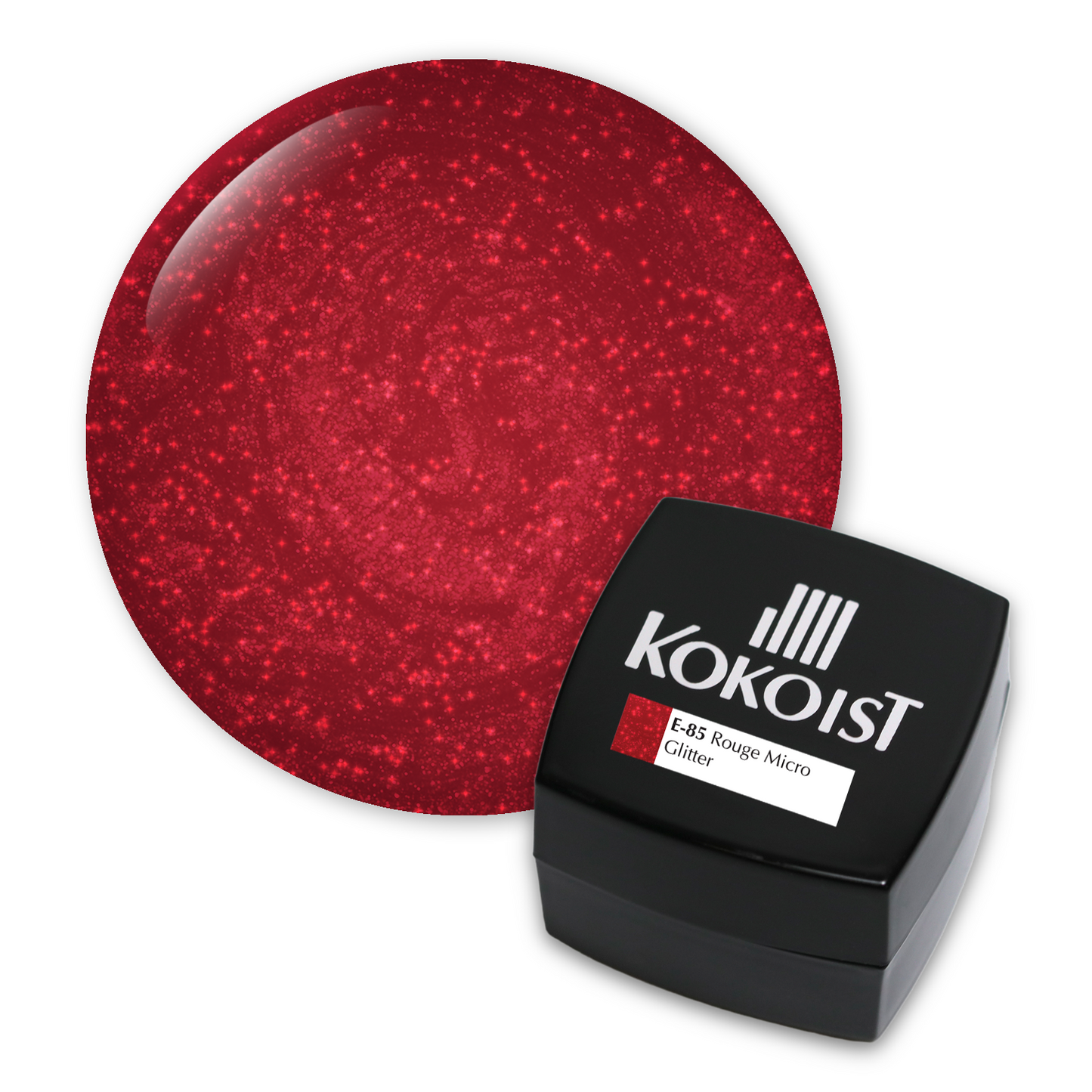 E-085 Rouge Micro Glitter