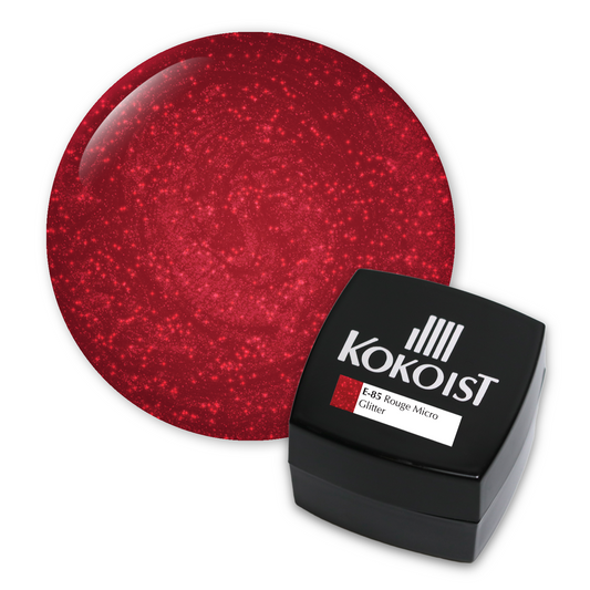 E-085 Rouge Micro Glitter