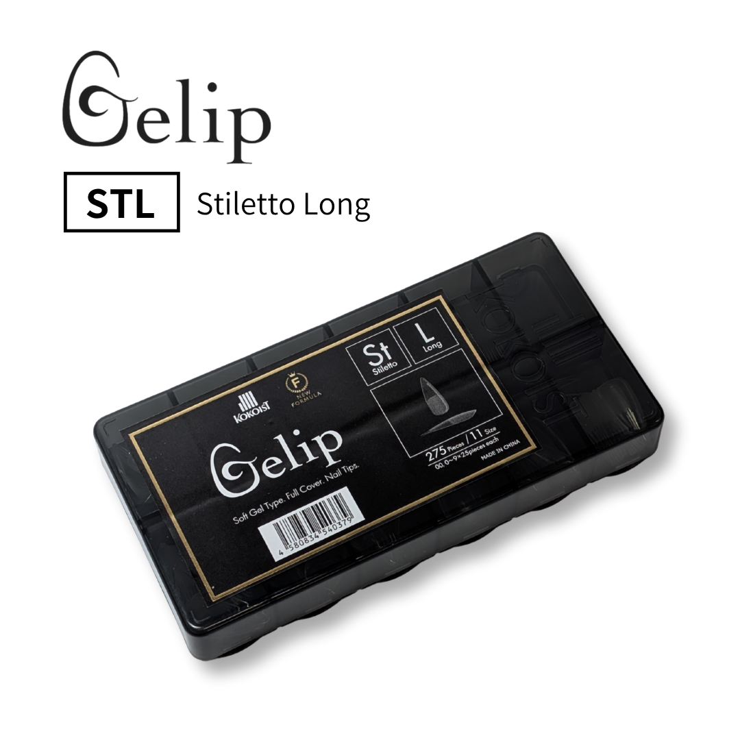 Gelip Stiletto Long  Assorted Pack(No.00~No.9)