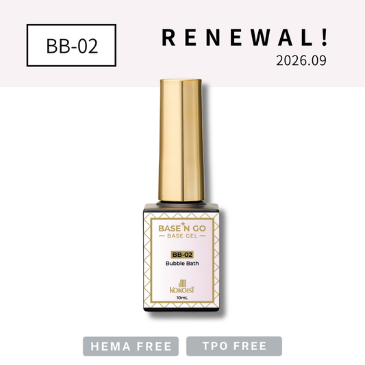 RENEWAL★ BASE'N GO Tinted Base Gel BB-02 Bubble Bath