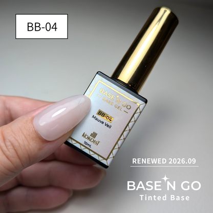 RENEWAL★ BASE'N GO Tinted Base Gel BB-04 Mauve Vail