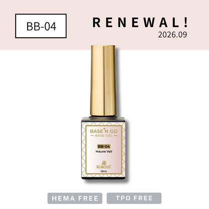 RENEWAL★ BASE'N GO Tinted Base Gel BB-04 Mauve Vail