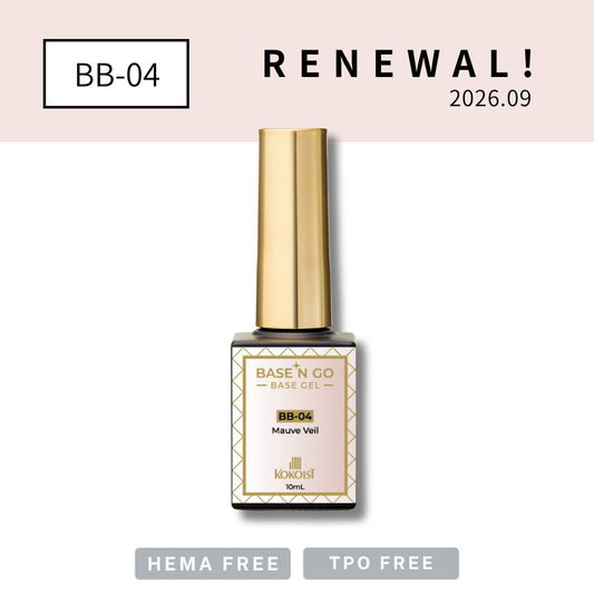 RENEWAL★ BASE'N GO Tinted Base Gel BB-04 Mauve Vail