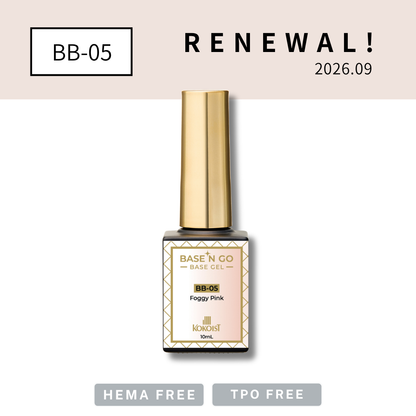 RENEWAL★ BASE'N GO Tinted Base Gel BB-05 Foggy Pink