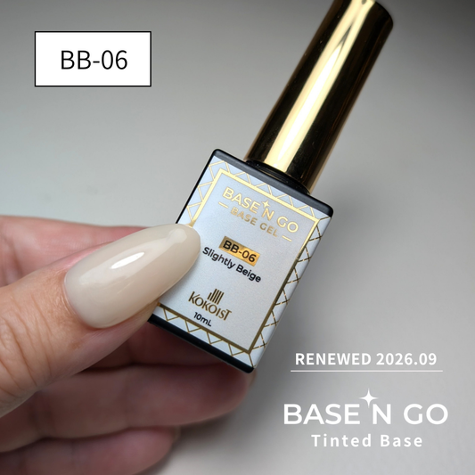 RENEWAL★ BASE'N GO Tinted Base Gel BB-06 Slightly Beige