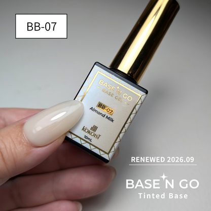 RENEWAL★ BASE'N GO Tinted Base Gel BB-07 Almond Milk