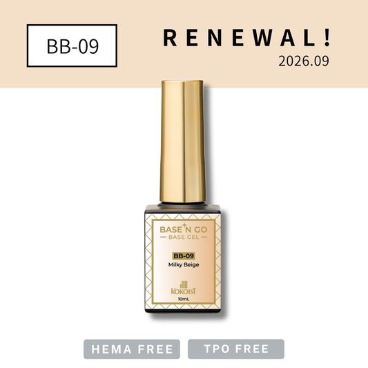 RENEWAL★ BASE'N GO Tinted Base Gel BB-09 Milky Beige