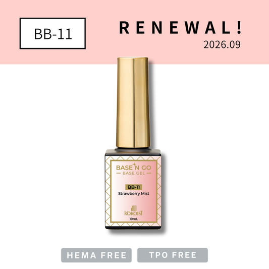 RENEWAL★ BASE'N GO Tinted Base Gel BB-11 Strawberry Mist