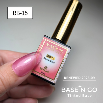 RENEWAL★ BASE'N GO Tinted Base Gel BB-15 Sepia Glass