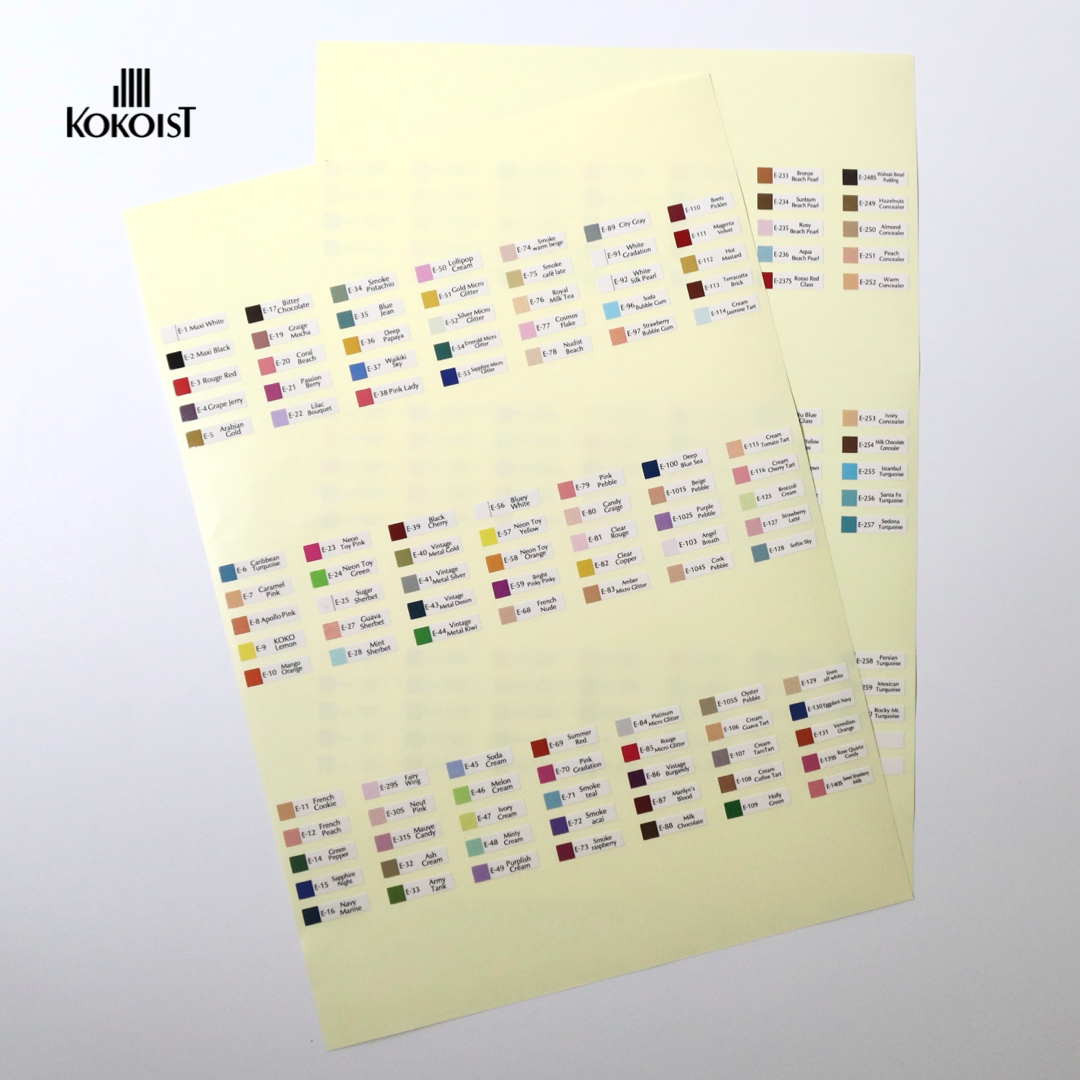ALL :: 商品 :: セット商品 :: KOKOIST カラージェル全色セット（2.5ｇ 